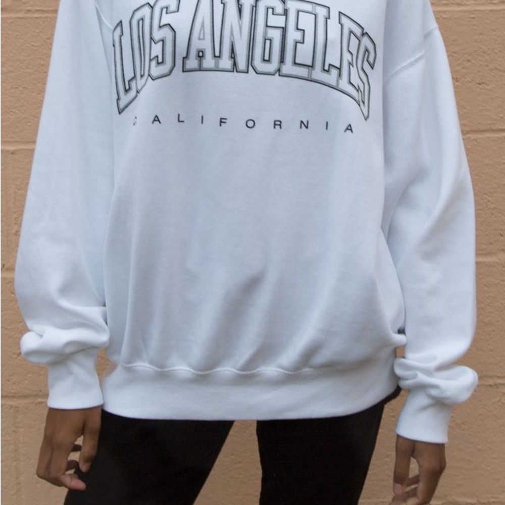 Los Angeles California White Sweater